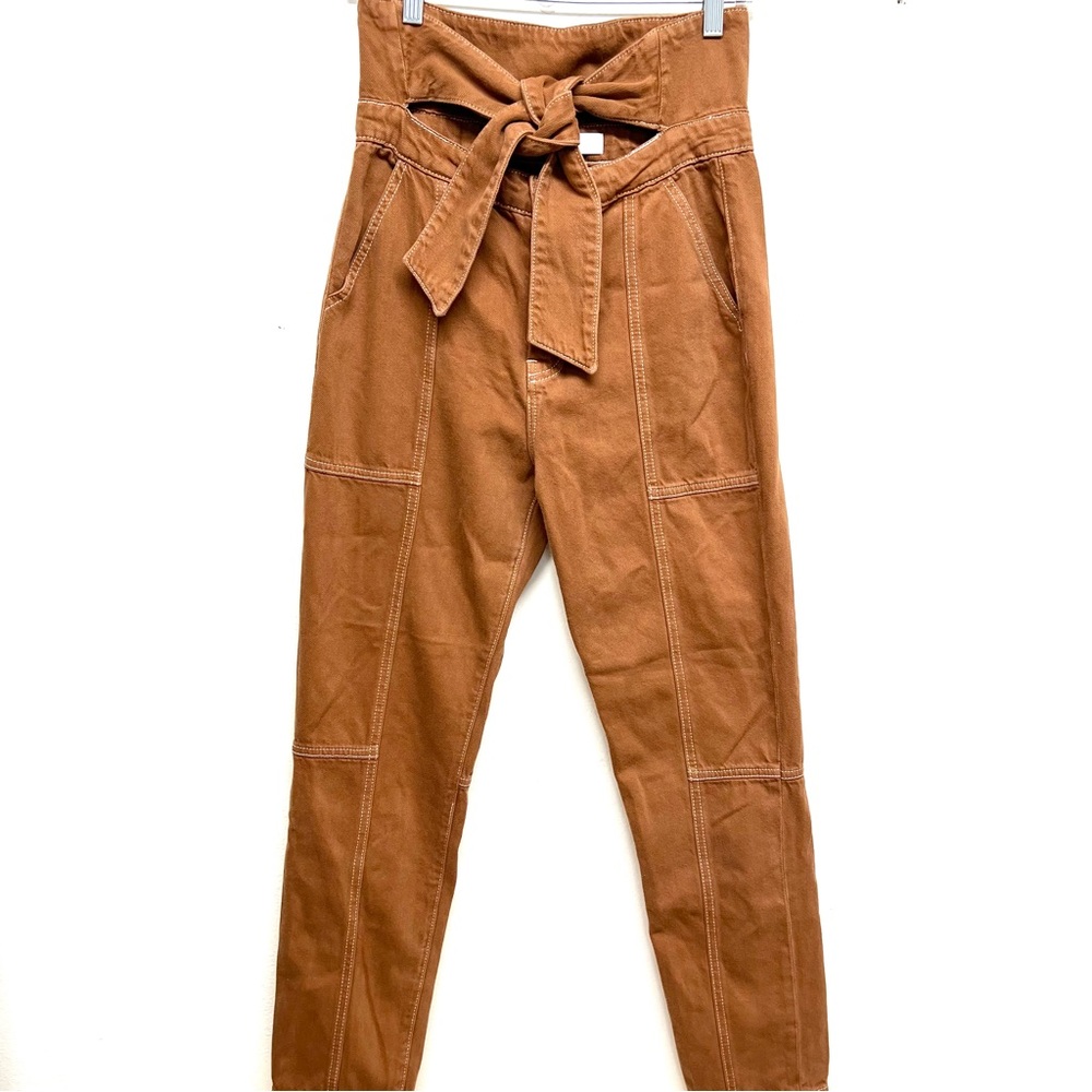 Jonathan Simkhai Tie Around Highwaisted Pants